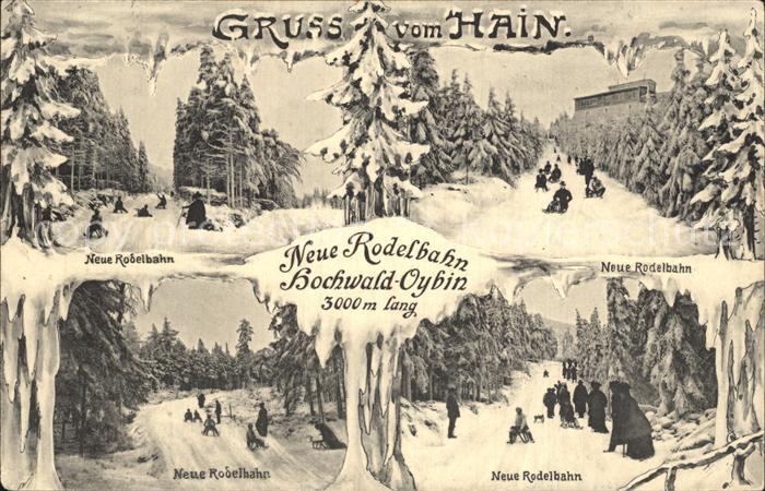 Hain Oybin Rodelbahn Hochwald Oybin