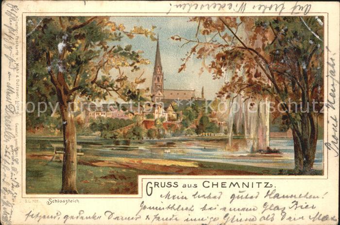 CHEMNITZ Sachsen Schlossteich