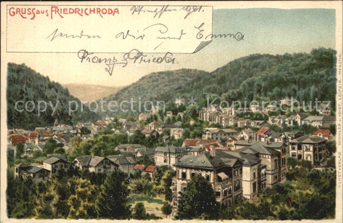 Friedrichroda Ortsansicht