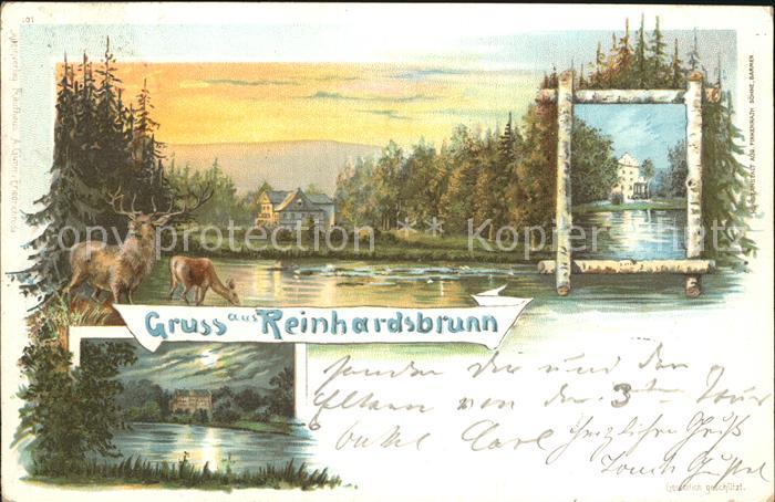 Reinhardsbrunn Hirsche Haus Panorama