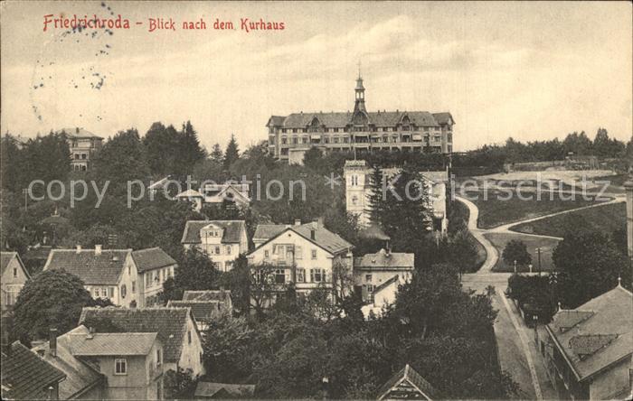 Friedrichroda Blick zum Kurhaus