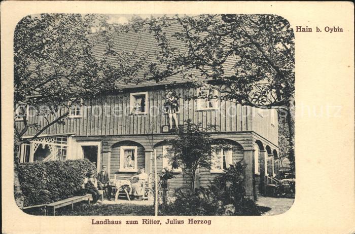 Hain Oybin Landhaus zum Ritter Julius Herzog