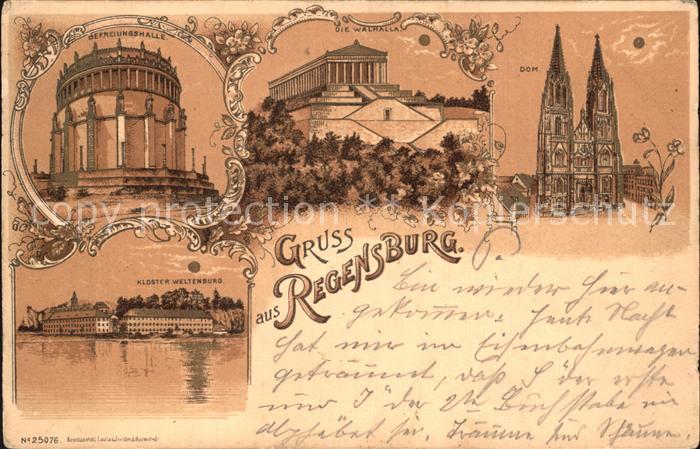 REGENSBURG Bayern Dom Befreiungshalle Kloster Weltenburg