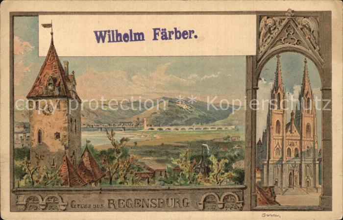 REGENSBURG Bayern Wilhelm Faerber Dom Panorama