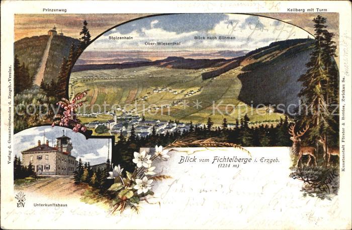 Fichtelberg Oberwiesenthal Unterkunftshaus Prinzenweg Stolzenhain Oberwiesenthal