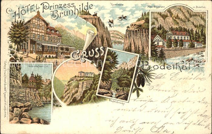 Bodetal Harz Hotel Prinzess Brunhilde Freundschaftstempel Hexentanzplatz