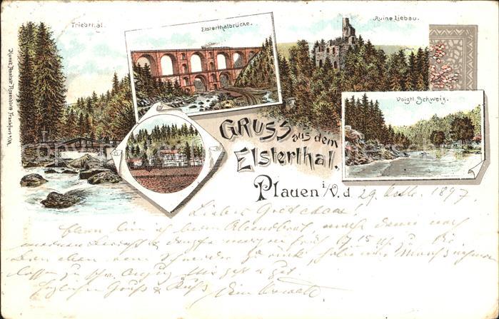 Plauen Vogtland Elstertal Ruine Liebau Elstertalbr?cke Voigtl?ndische Schweiz