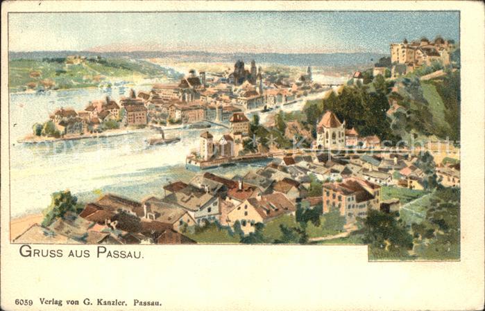 PAssAU Bayern Stadtansicht