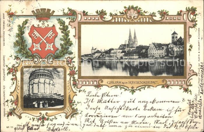 REGENSBURG Bayern Befreiungshalle Panorama