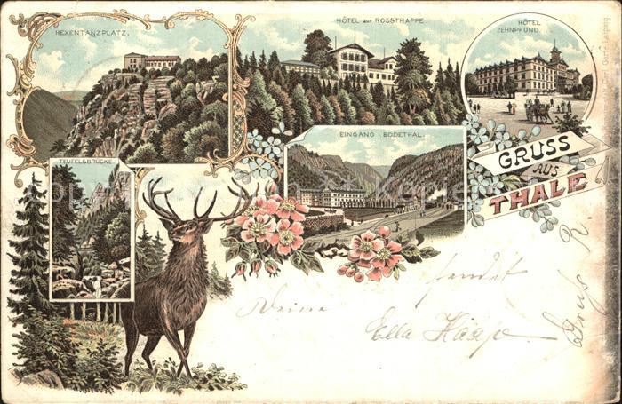 Thale Harz Hotel Rosstrappe Hexentanzplatz Teufelsbruecke Eingang Bodetal