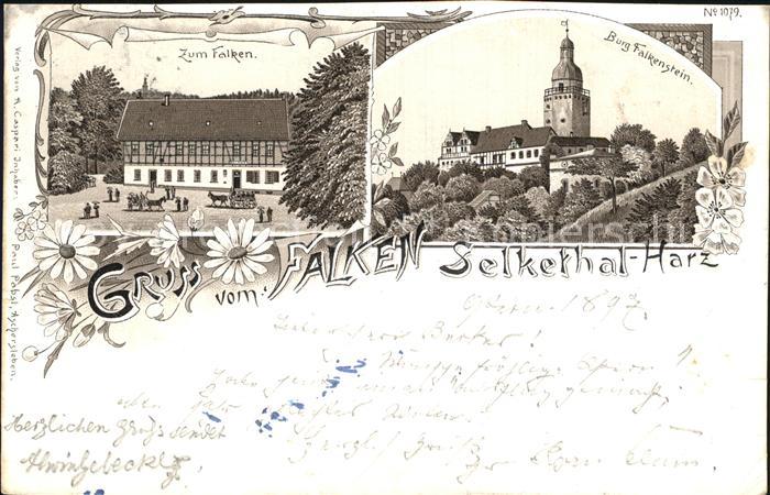 Falkenstein Harz Burg Gasthaus zum Falken Selkethal