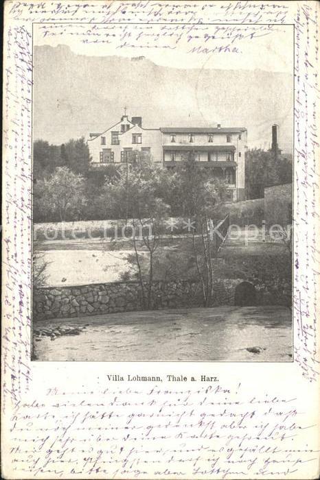 Thale Harz Villa Lohmann