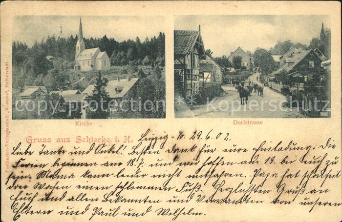 Schierke Harz Kirche Dorfstrasse