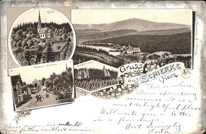 Schierke Harz Kirche Hauptstrasse Schnarrcher