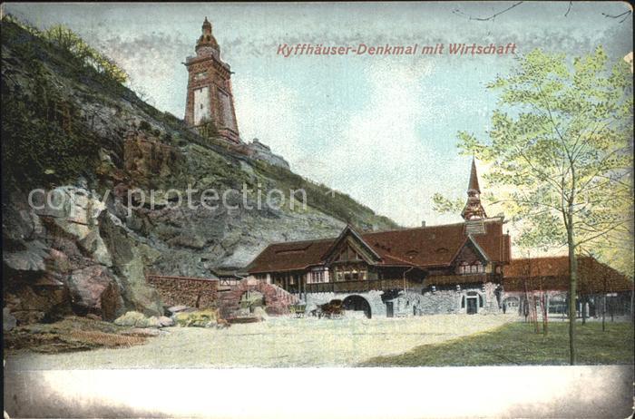 Kyffhaeuser Kaiser Wilhelm Denkmal mit Wirtschaft