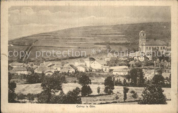 Lusse Ortsansicht mit Kirche