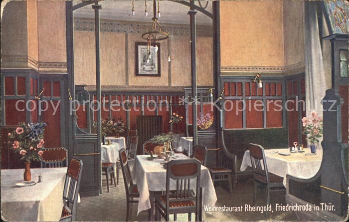 Friedrichroda Weinrestaurant Rheingold Hotel