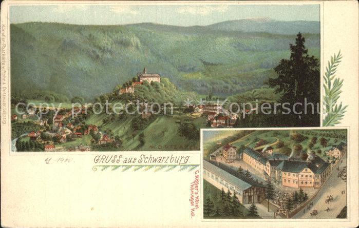 Schwarzburg Thueringer Wald Panorama Hotel Thueringer Hof