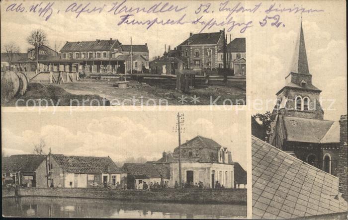 Elsass Alsace Stadt im Elsass waehrend des 1. Weltkrieges