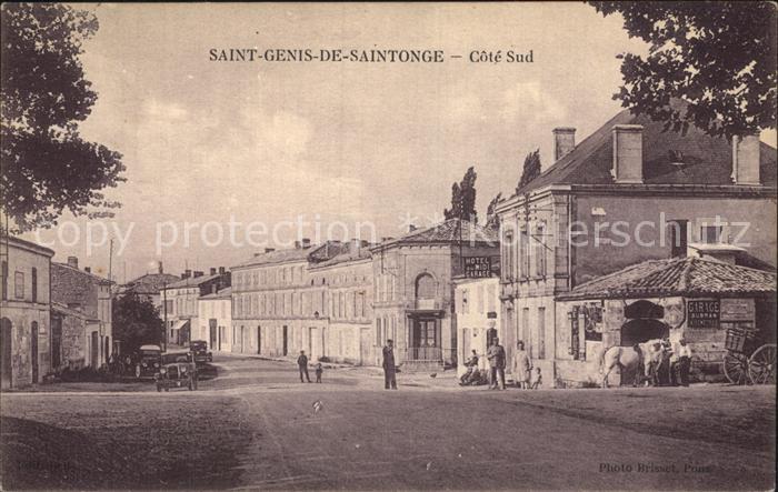 Saint-Genis-de-Saintonge Strassenpartie