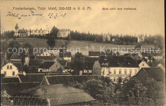 Finsterbergen Blick nach dem Kurhaus