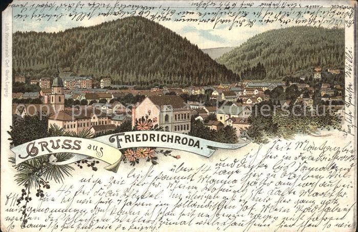 Friedrichroda Panorama Litho