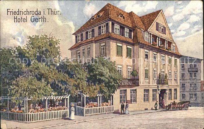 Friedrichroda Hotel Gerth Litho