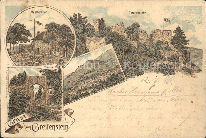 Blankenburg Bad Restauration Ruine Greifenstein Kapelle