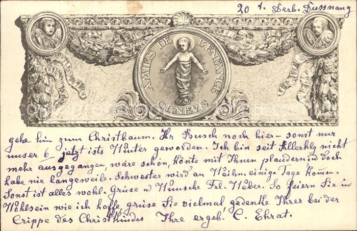 Genf GE Amies de l'enfance Jesuskind