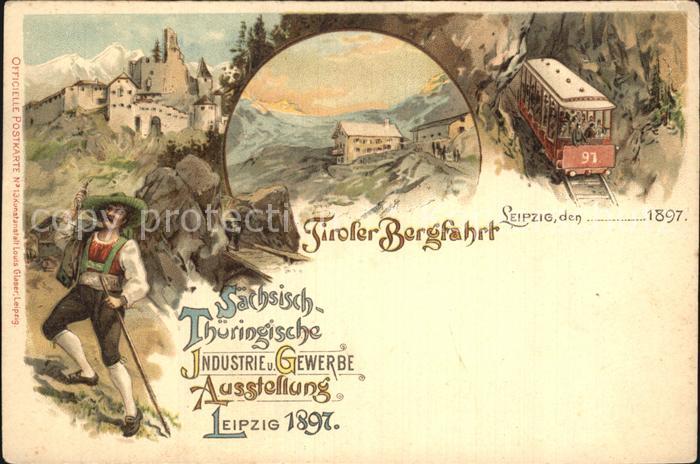 LEIPZIG Sachsen Tiroler Bergfahrt Saechsisch Thueringische Industrie und Gewerbe