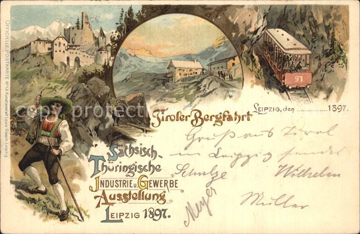 LEIPZIG Sachsen Tiroler Bergfahrt Saechsisch Thueringische Industrie und Gewerbe
