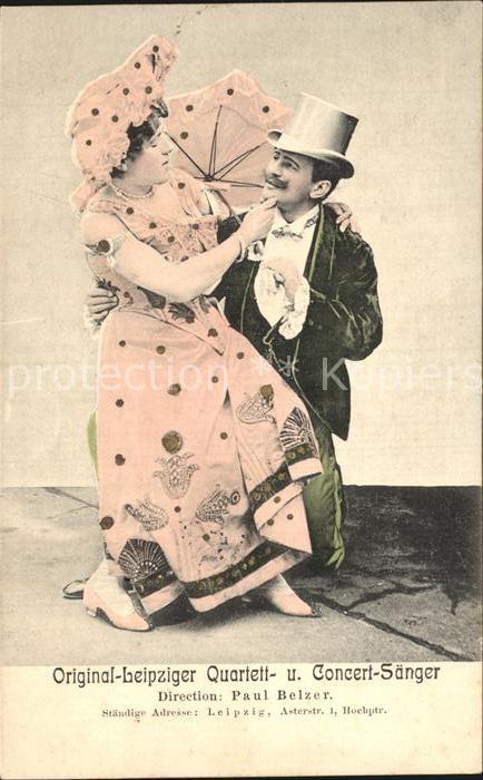 LEIPZIG Sachsen Original Leipziger Quartett und Konzertsaenger