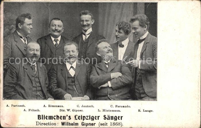 LEIPZIG Sachsen Bliemchens Leipziger Saenger