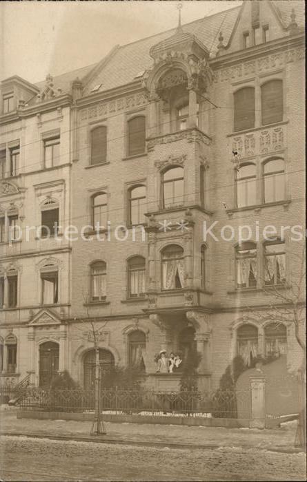 LEIPZIG Sachsen Wohnhaus in der Innenstadt Original Bromsilber