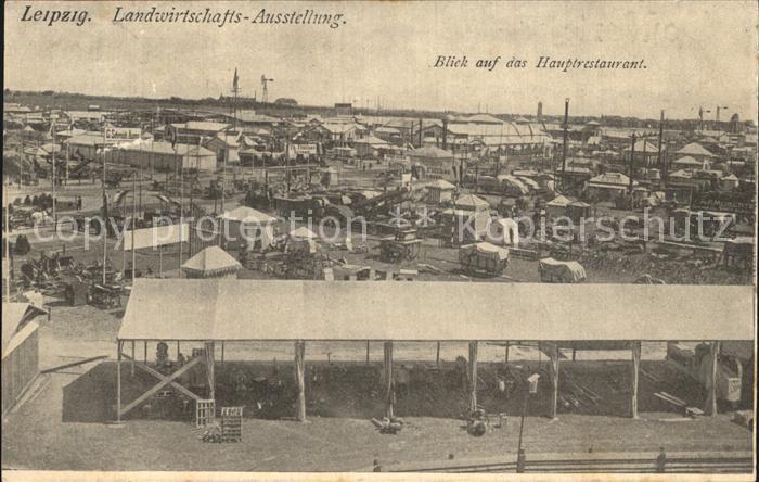 LEIPZIG Sachsen Landwirtschaftsausstellung mit Hauptrestaurant
