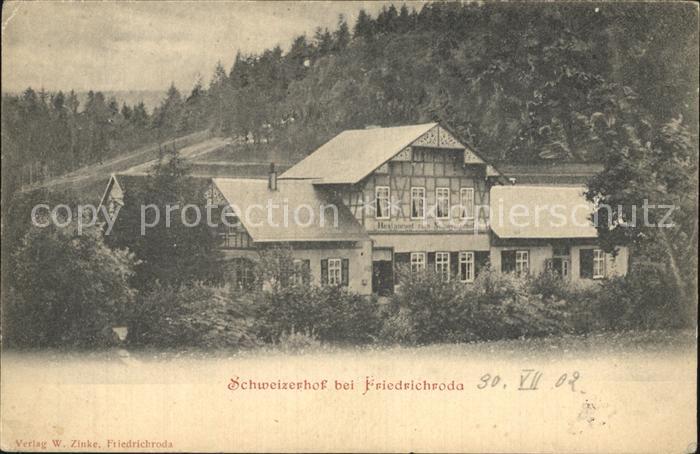 Friedrichroda Gaststaette Schweizerhof