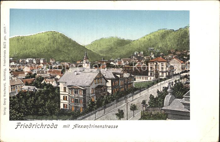 Friedrichroda Alexandrinenstrasse Goldfenster