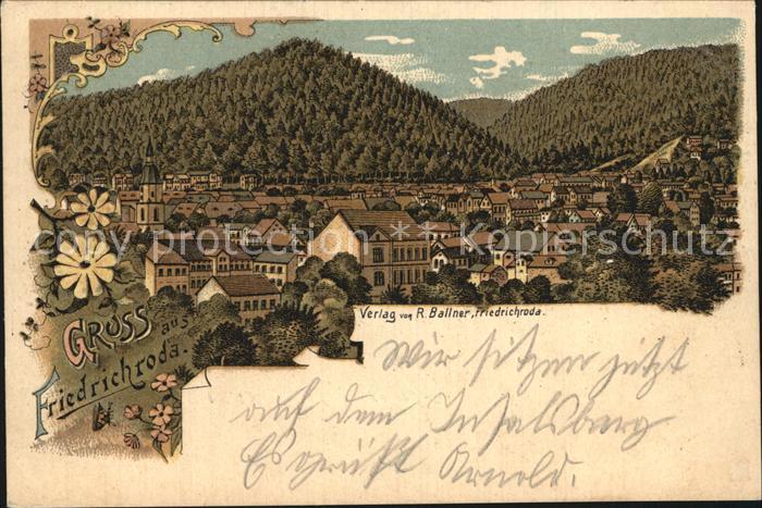 Friedrichroda Panorama Litho