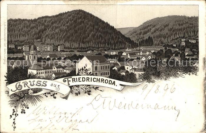 Friedrichroda Panorama Litho