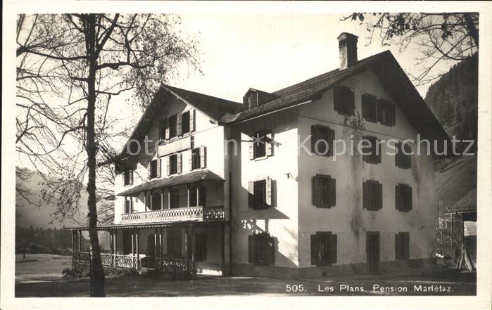 Les Plans Sembrancher Pension Marletaz