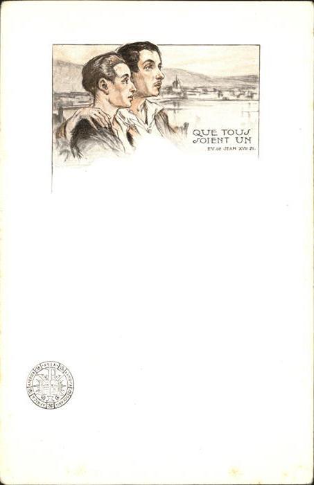 Genf GE Que tous joient un Kuenstlerkarte