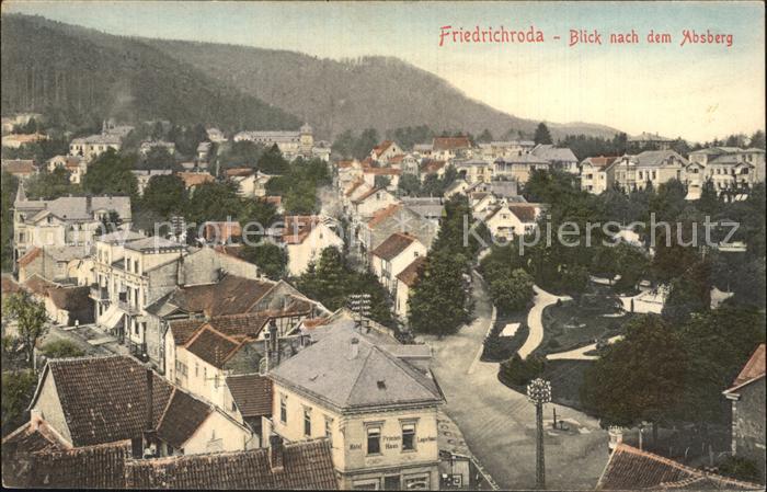 Friedrichroda Blick nach dem Absberg