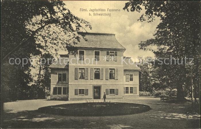 Schwarzburg Thueringer Wald Fuerstliches Jagdschloss Fasanerie