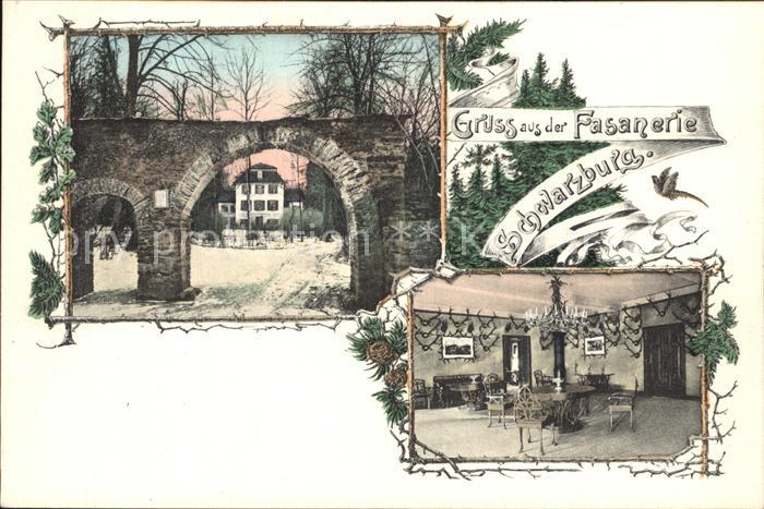 Schwarzburg Thueringer Wald Fuerstliches Jagdschloss Fasanerie