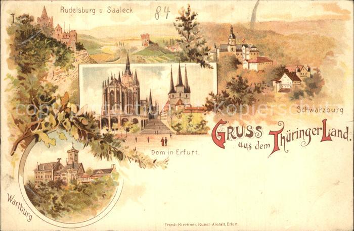 Schwarzburg Thueringer Wald Rudelsburg Burg Saaleck Dom Erfurt Wartburg Sehenswu
