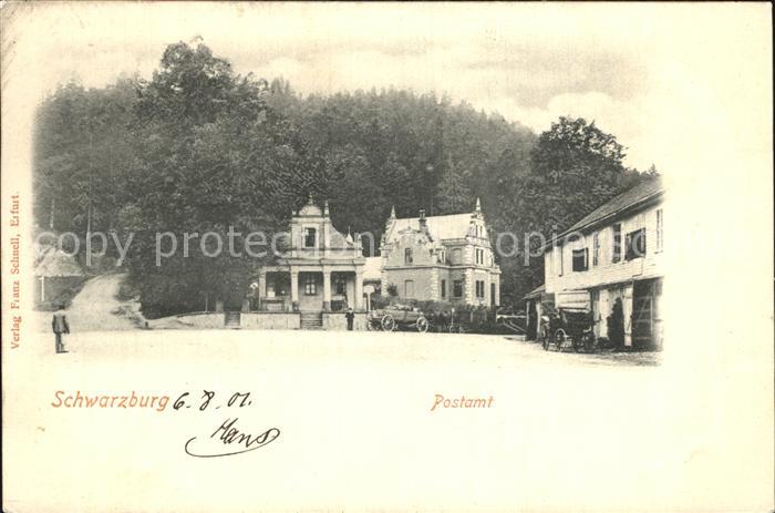 Schwarzburg Thueringer Wald Postamt