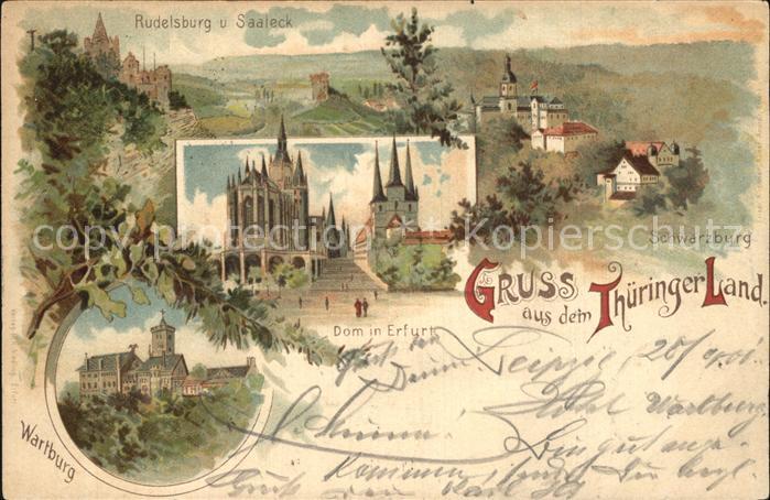 Schwarzburg Thueringer Wald Sehenswuerdigkeiten Thueringer Land Rudelsburg Burg