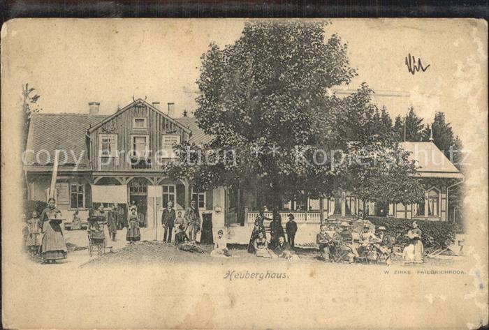 Friedrichroda Heuberghaus Berggaststaette auf dem Heuberg
