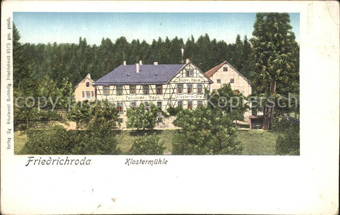 Friedrichroda Klostermuehle Pension Gaststaette