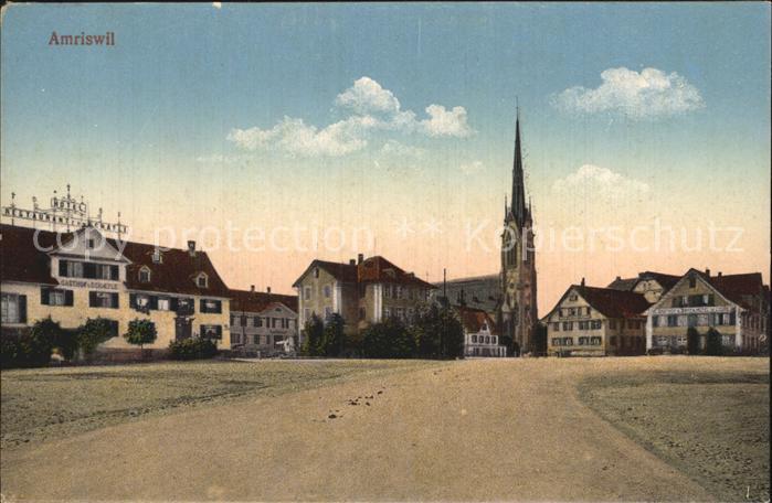 Amriswil TG Kirche Gasthof